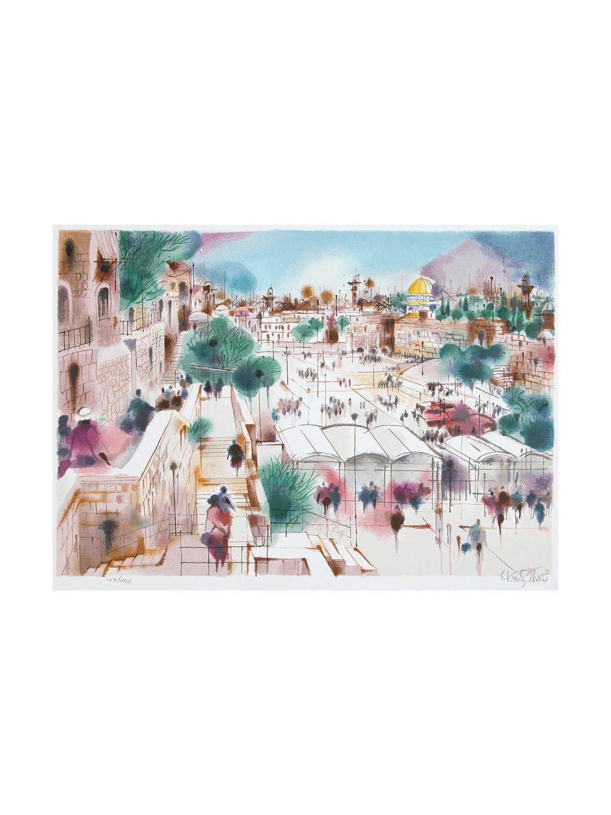 Wailing Wall Plaza | Art | Judaica
