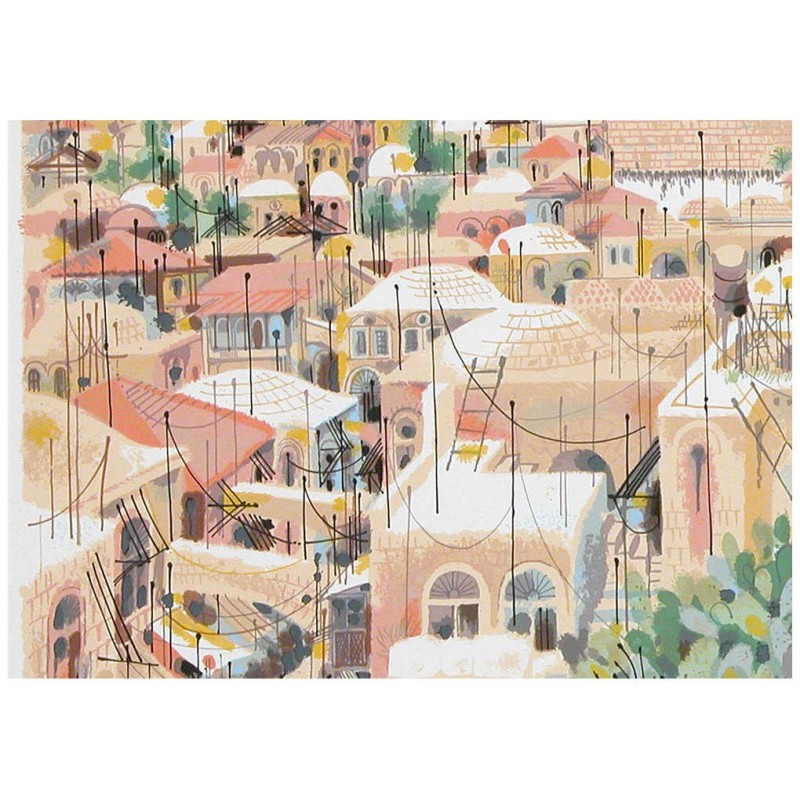 Jerusalem - View from the Wall | Art | Judaica