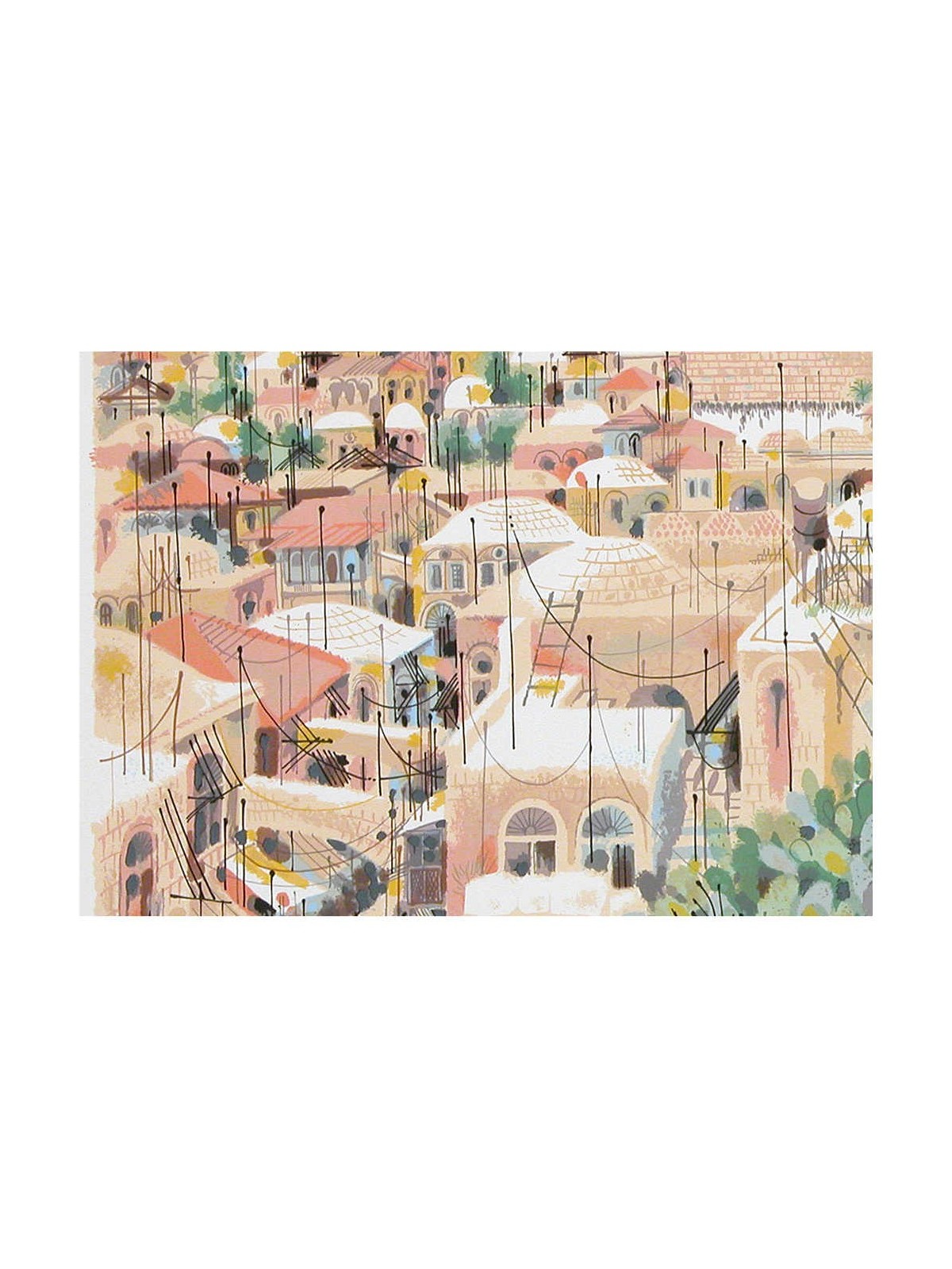 Jerusalem - View from the Wall | Art | Judaica