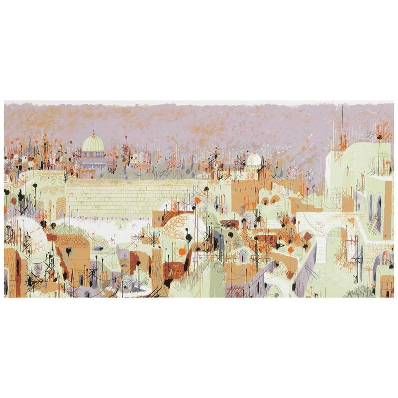 View of the Western Wall II | Art | Judaica