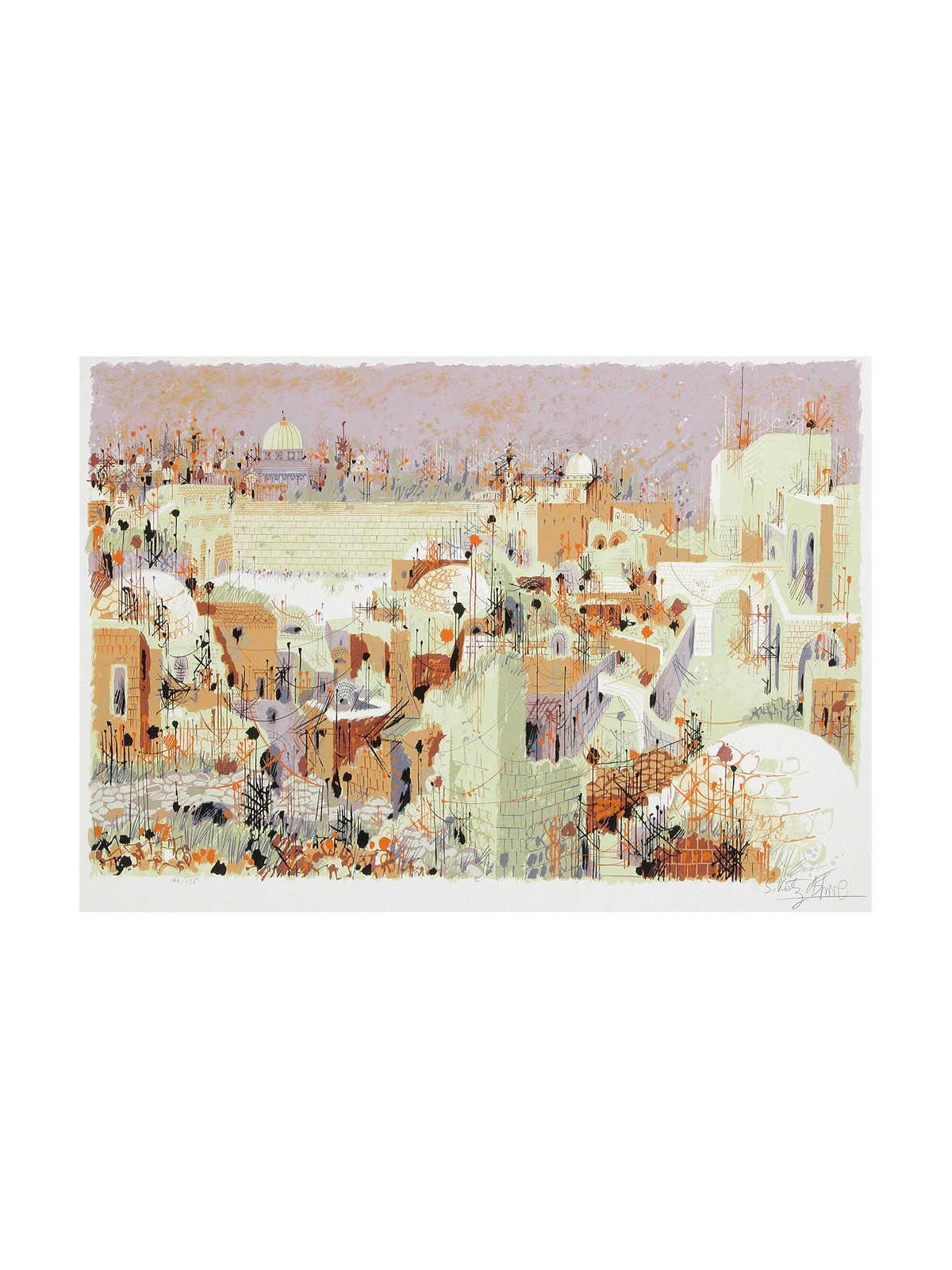 View of the Western Wall II | Art | Judaica
