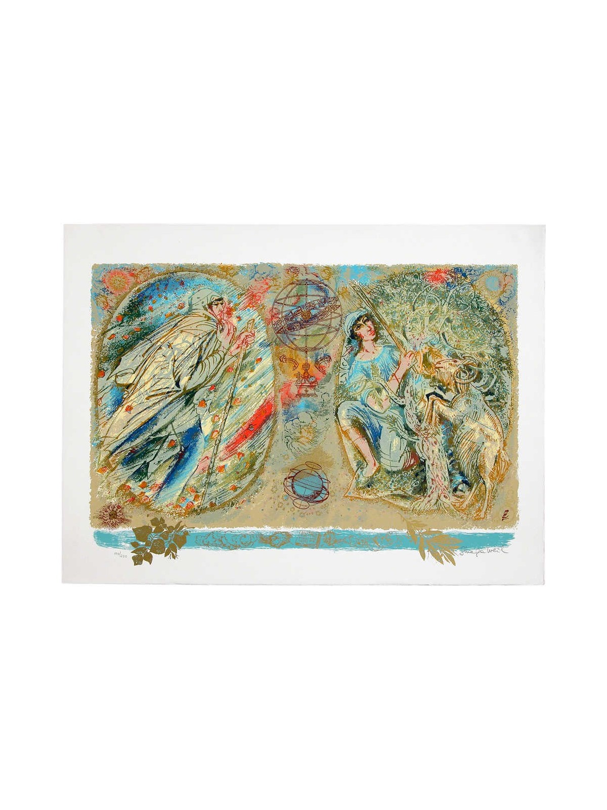 Twins III - Wayfarer and Olive | Art | Judaica