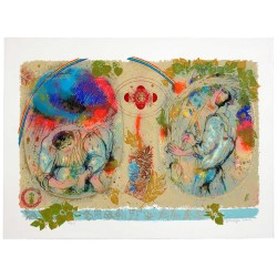 Twins I - Planter and Woodsman | Art | Judaica