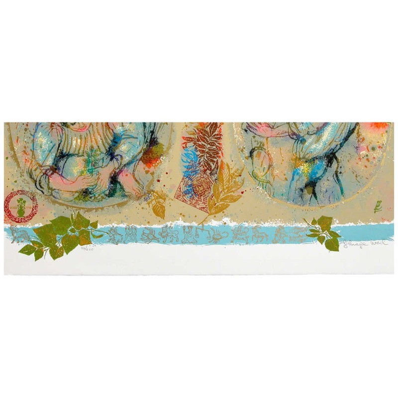 Twins I - Planter and Woodsman | Art | Judaica