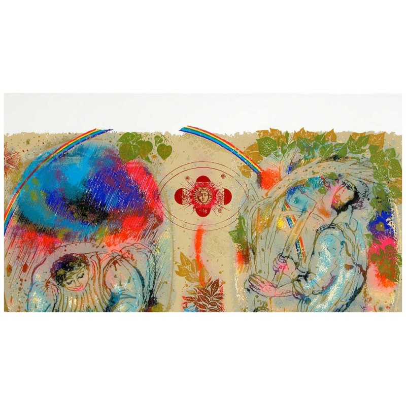 Twins I - Planter and Woodsman | Art | Judaica