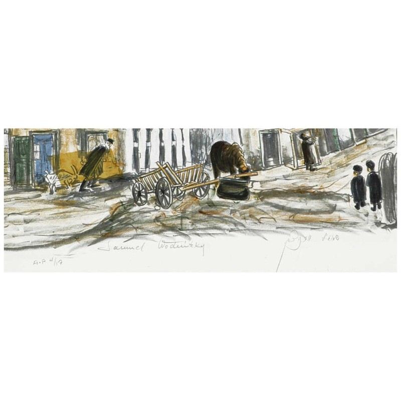 Horse and Cart in Kuzmir | Art | Judaica