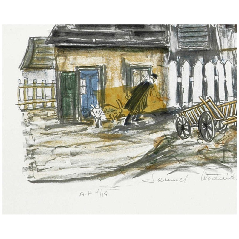 Horse and Cart in Kuzmir | Art | Judaica