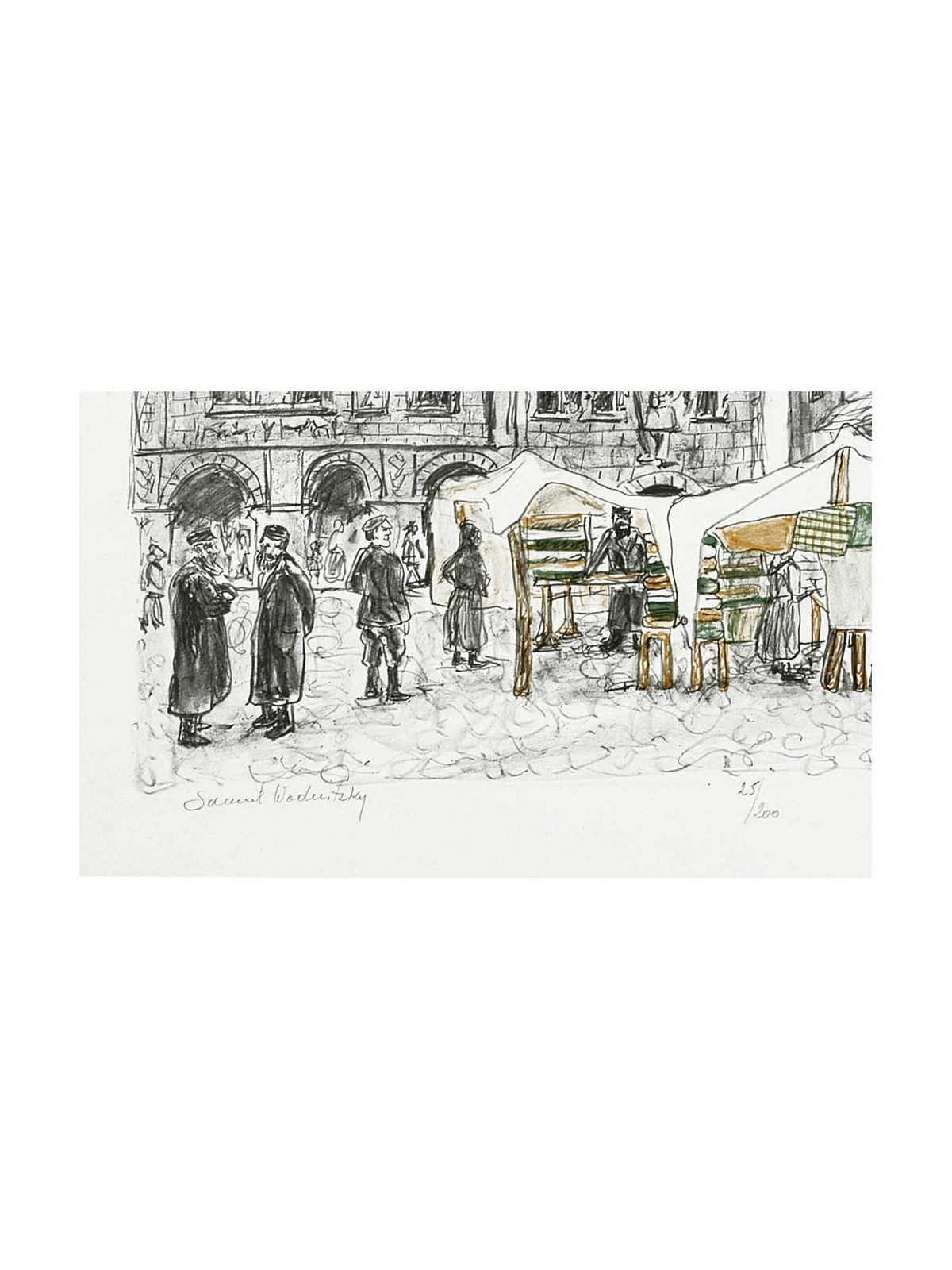 Market Place in Kuzmir | Art | Judaica