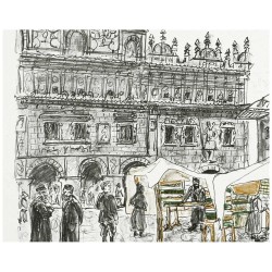 Market Place in Kuzmir | Art | Judaica