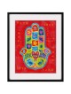 Painterly Love Hamsa Framed Wall Art | Art | Judaica