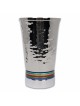 Multi Stripes Hammered Kiddush Cup | Kiddush Cups | Judaica