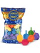 100 Medium Plastic Dreidels with English translite | Hanukkah | Judaic