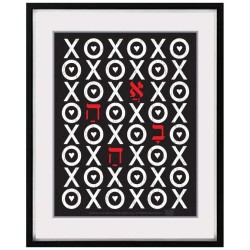 XOXO Framed Wall Art | Art | Judaica