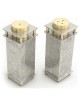 Salt and Pepper Shakers - Rose Relief | Home Goods | Judaica