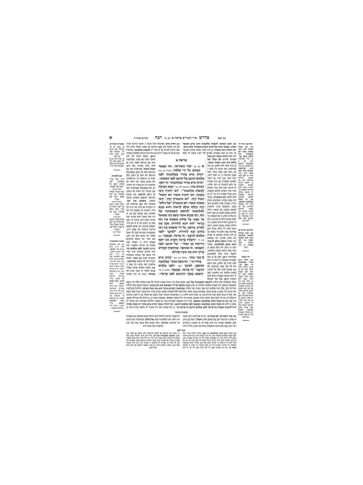 5 Volume Slipcase Set of Midrash Rabbah on Megillo | Purim | Judaica