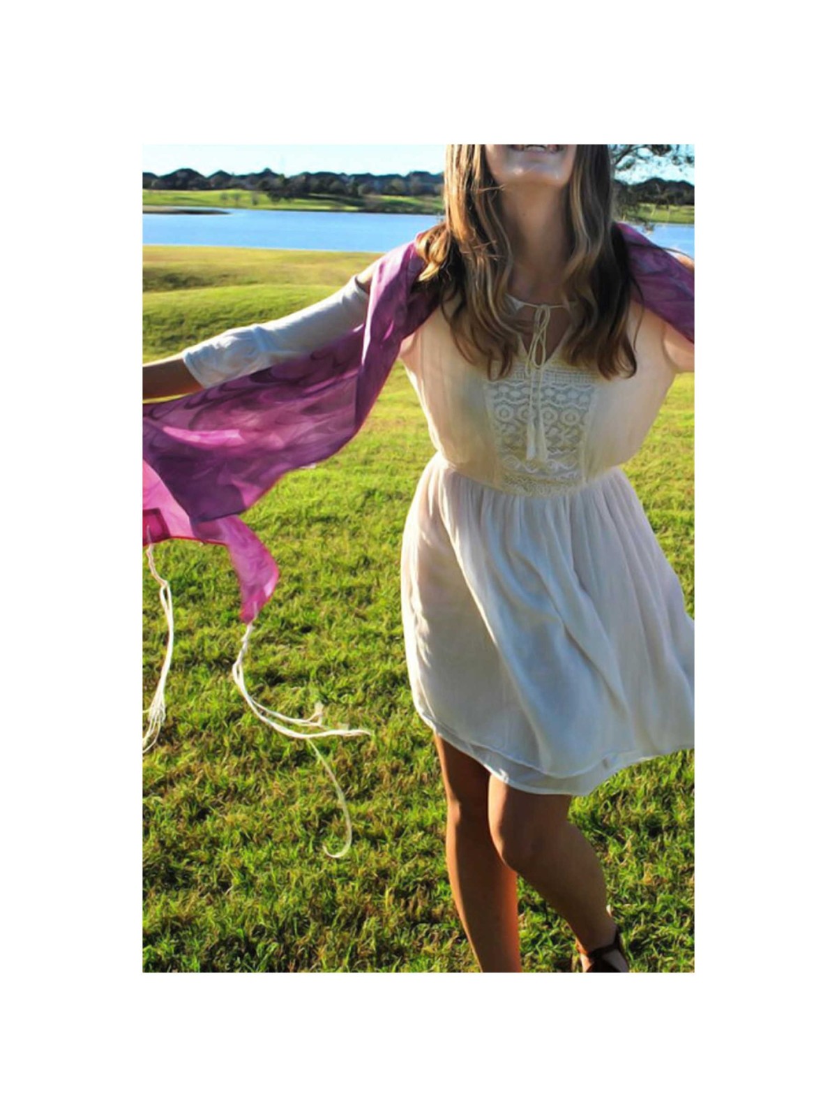 Cascading Pink Waterfall Tallit | Tallit/Tallis | Judaica