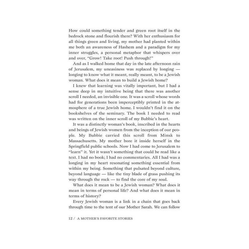 A Mother's Favorite Stories - Hardcover | Books | Judaica