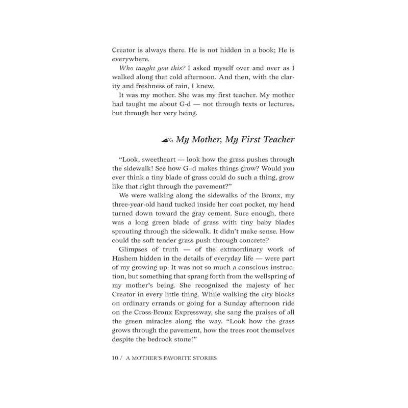 A Mother's Favorite Stories - Hardcover | Books | Judaica