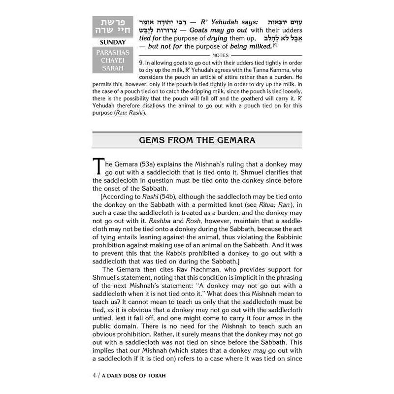 A Daily Dose of Torah Series 1 Vol 02: Weeks of Ch | Books | Judaica