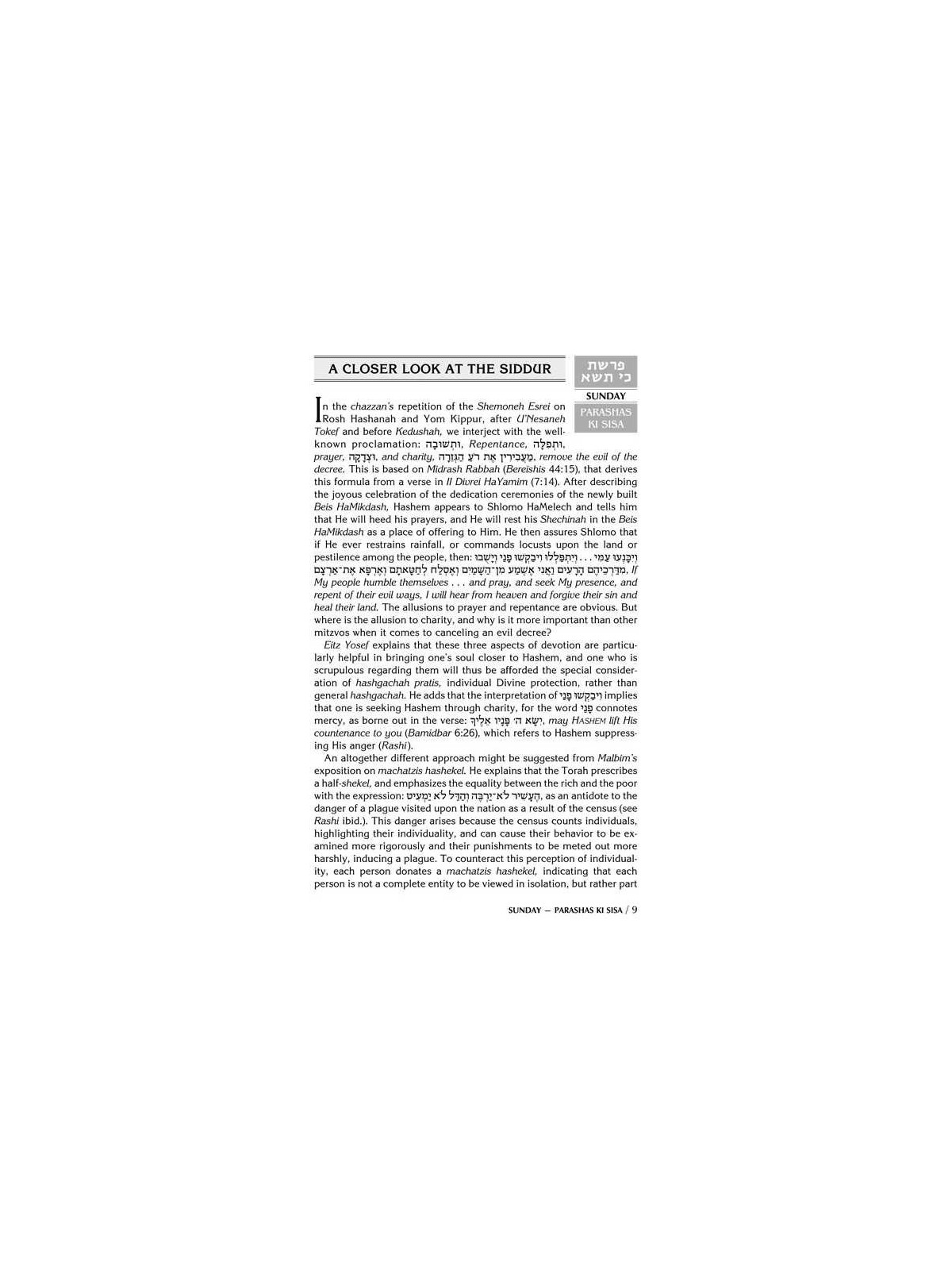 A Daily Dose of Torah Series 1 Vol 06: Weeks of Ki | Books | Judaica