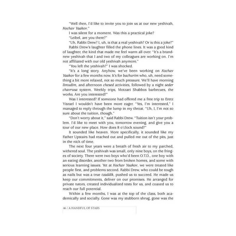 A Handful of Stars | Books | Judaica