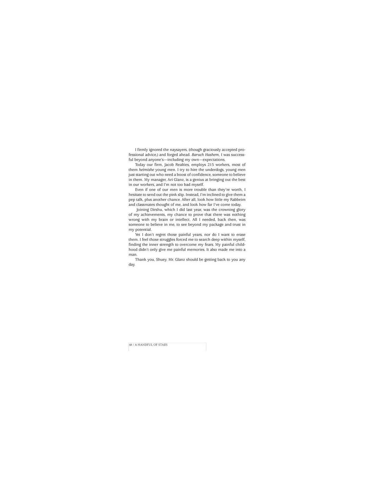 A Handful of Stars | Books | Judaica