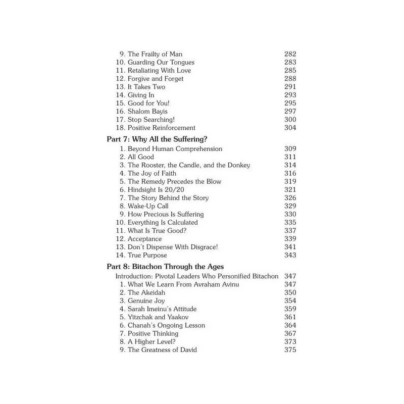 A Life of Bitachon | Books | Judaica