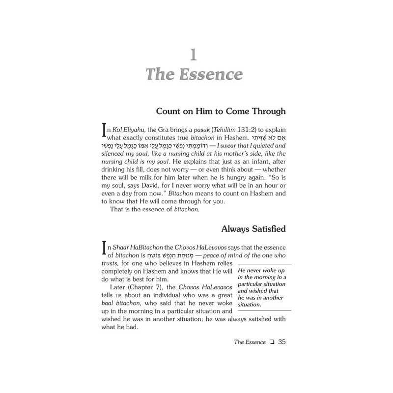 A Life of Bitachon | Books | Judaica