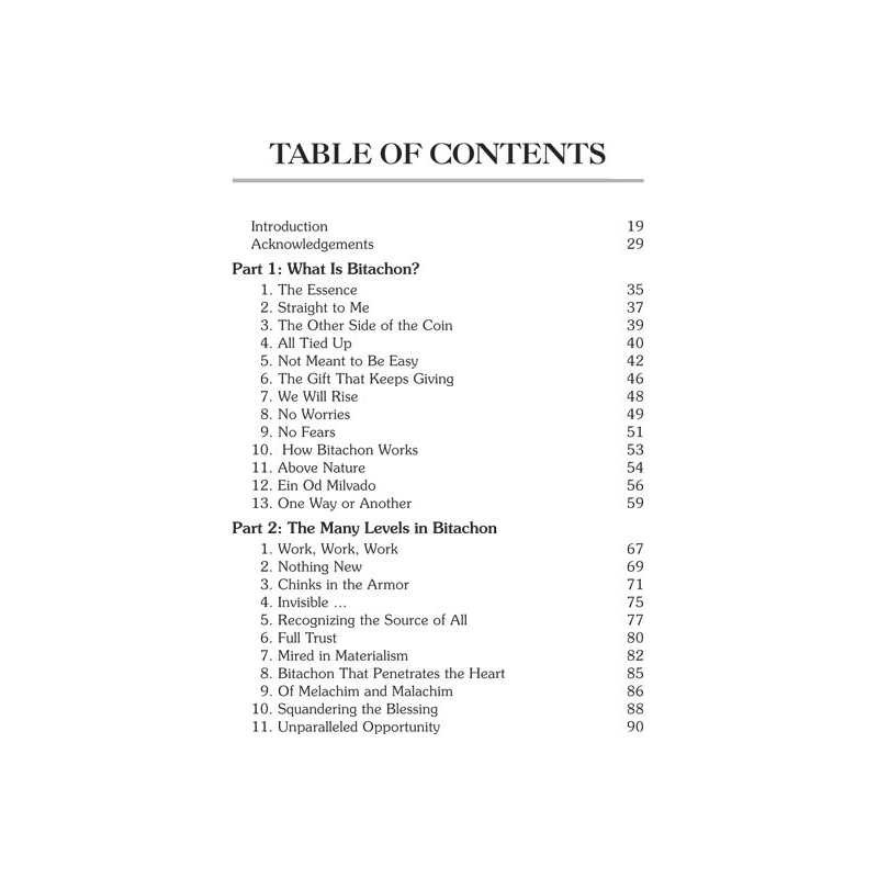 A Life of Bitachon | Books | Judaica