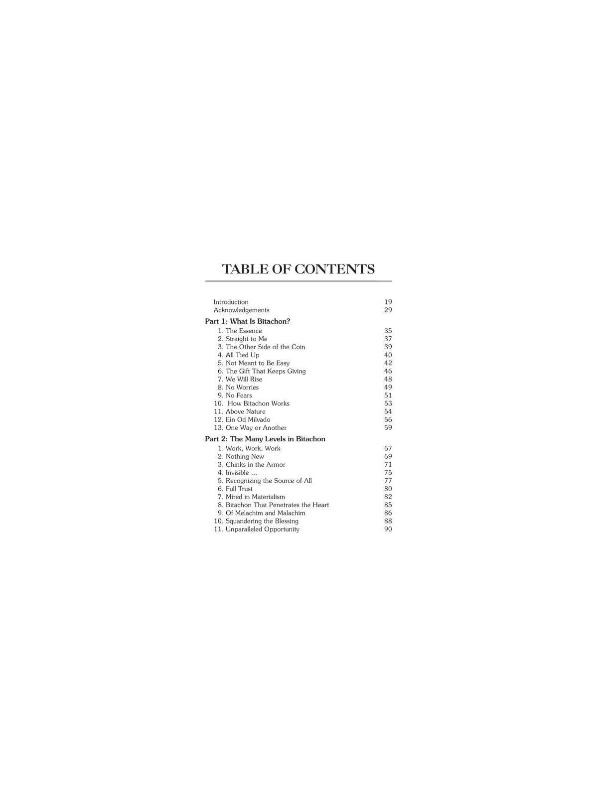 A Life of Bitachon | Books | Judaica