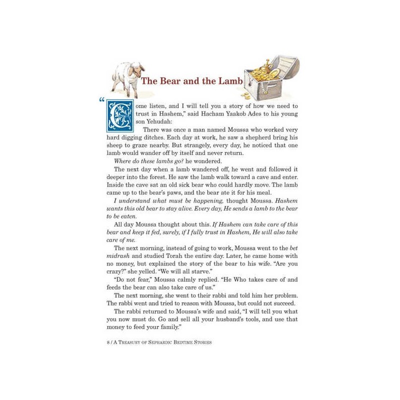 A Treasury of Sephardic Bedtime Stories - Hardcove | Books | Judaica