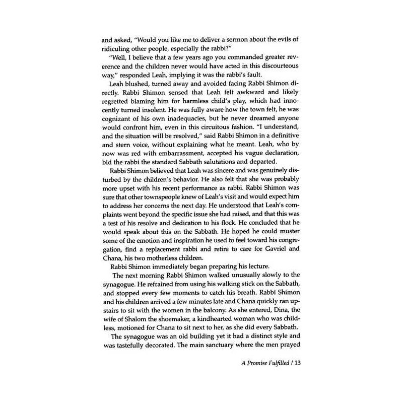 A Promise Fulfilled [Shaar Press] Paperback | Books | Judaica