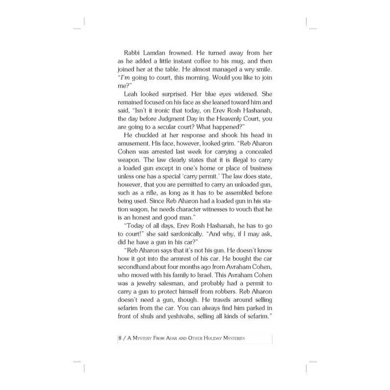 A Mystery from Afar and Other Leah Lamdan Holiday  | Books | Judaica