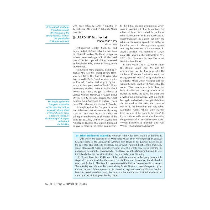 Aleppo - City of Scholars | Books | Judaica