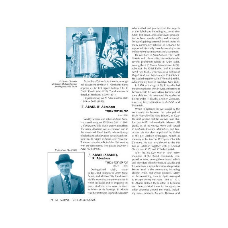 Aleppo - City of Scholars | Books | Judaica