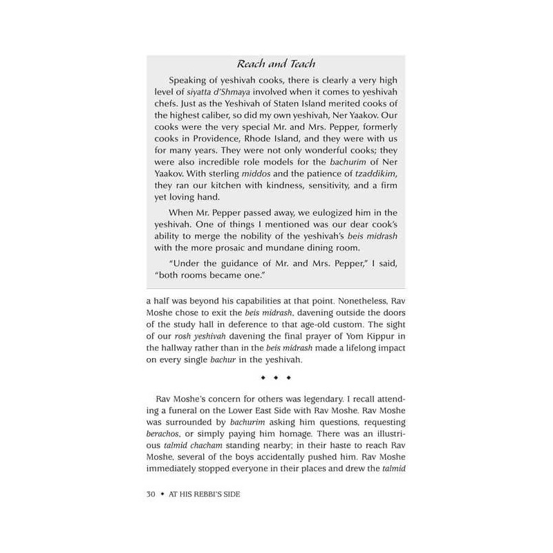 At His Rebbi's Side | Books | Judaica