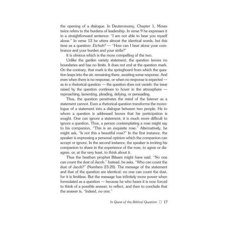 Biblical Questions, Spiritual Journeys - Paperback | Books | Judaica