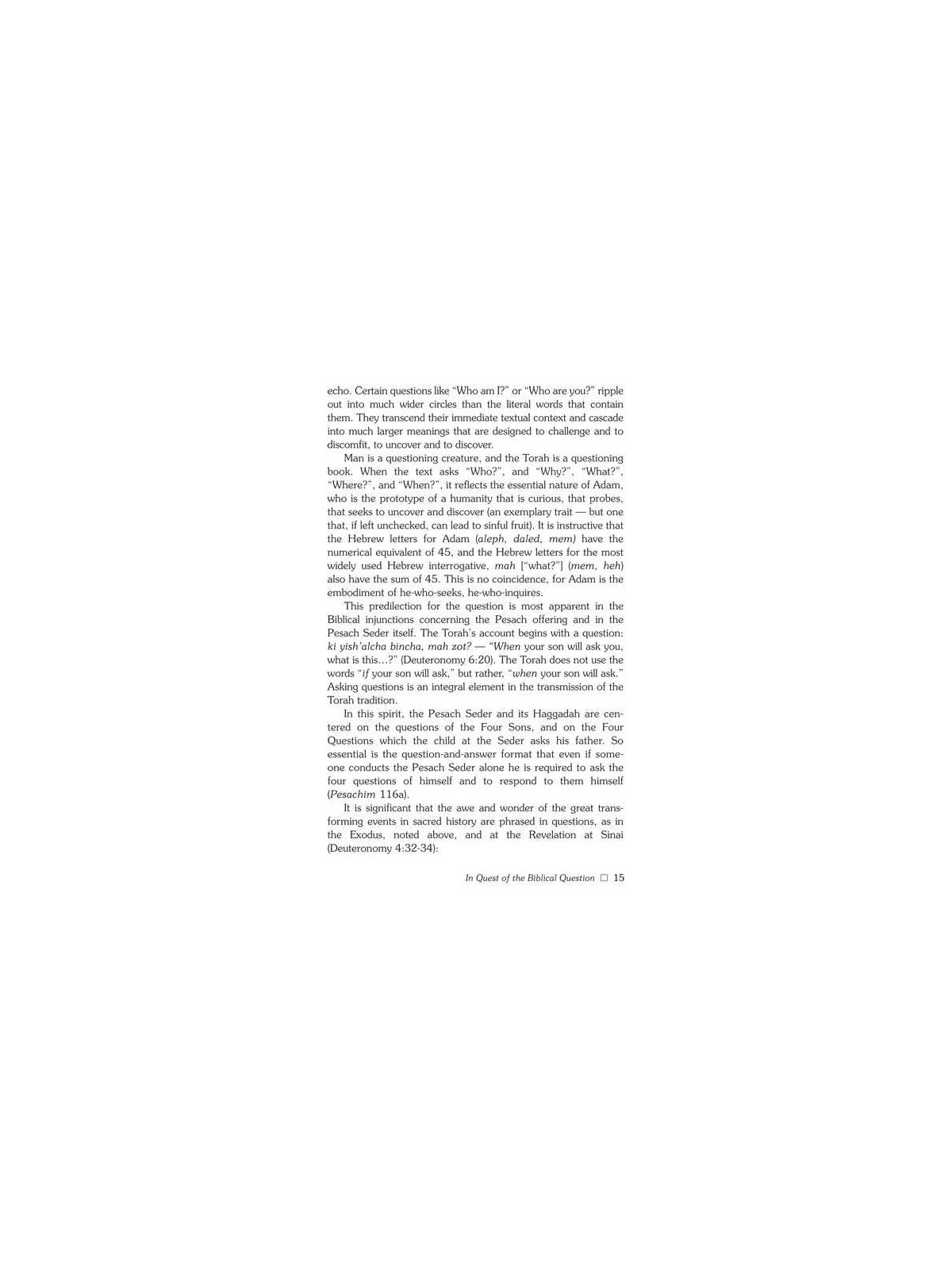 Biblical Questions, Spiritual Journeys - Paperback | Books | Judaica