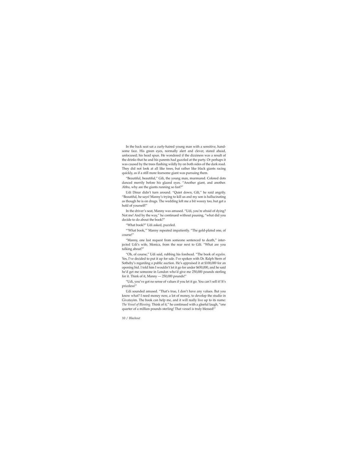 Blackout [Shaar Press] Hardcover | Books | Judaica