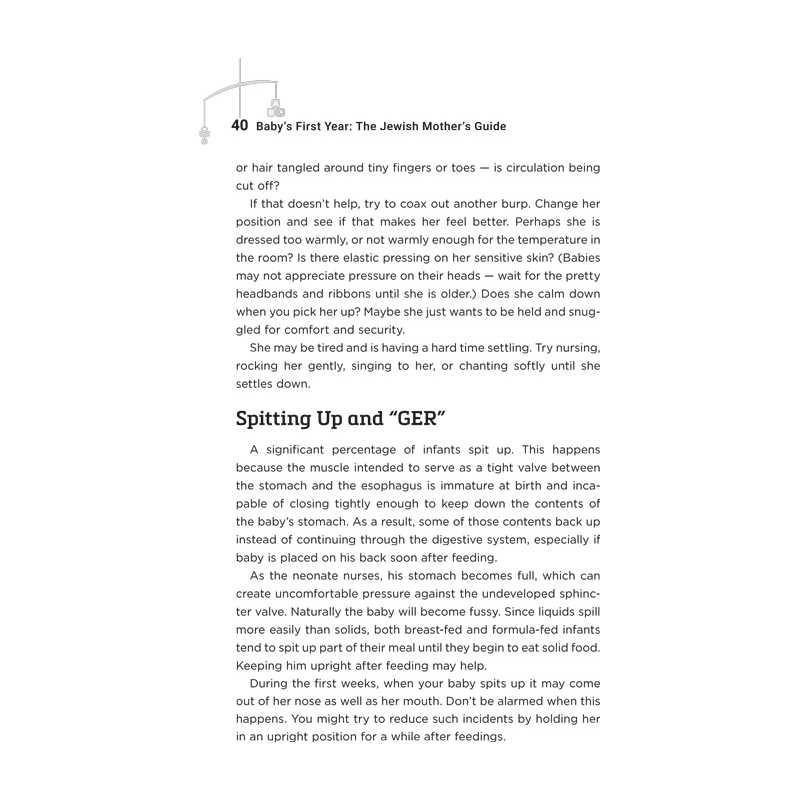 Babys First Year: The Jewish Mothers Guide | Books | Judaica