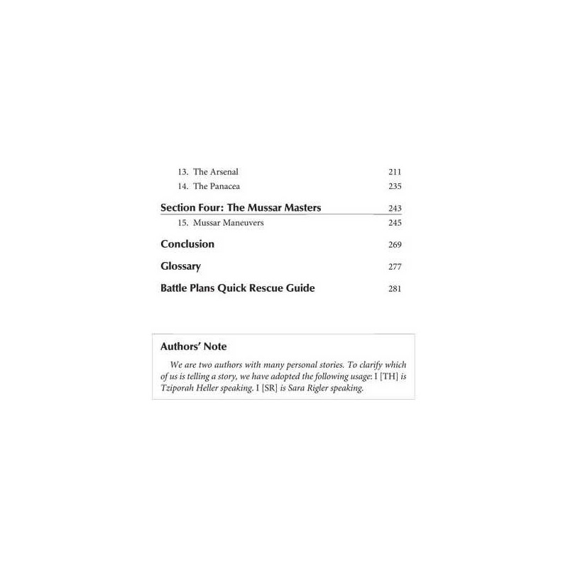 Battle Plans - How to Defeat the Yetzer Hara | Books | Judaica