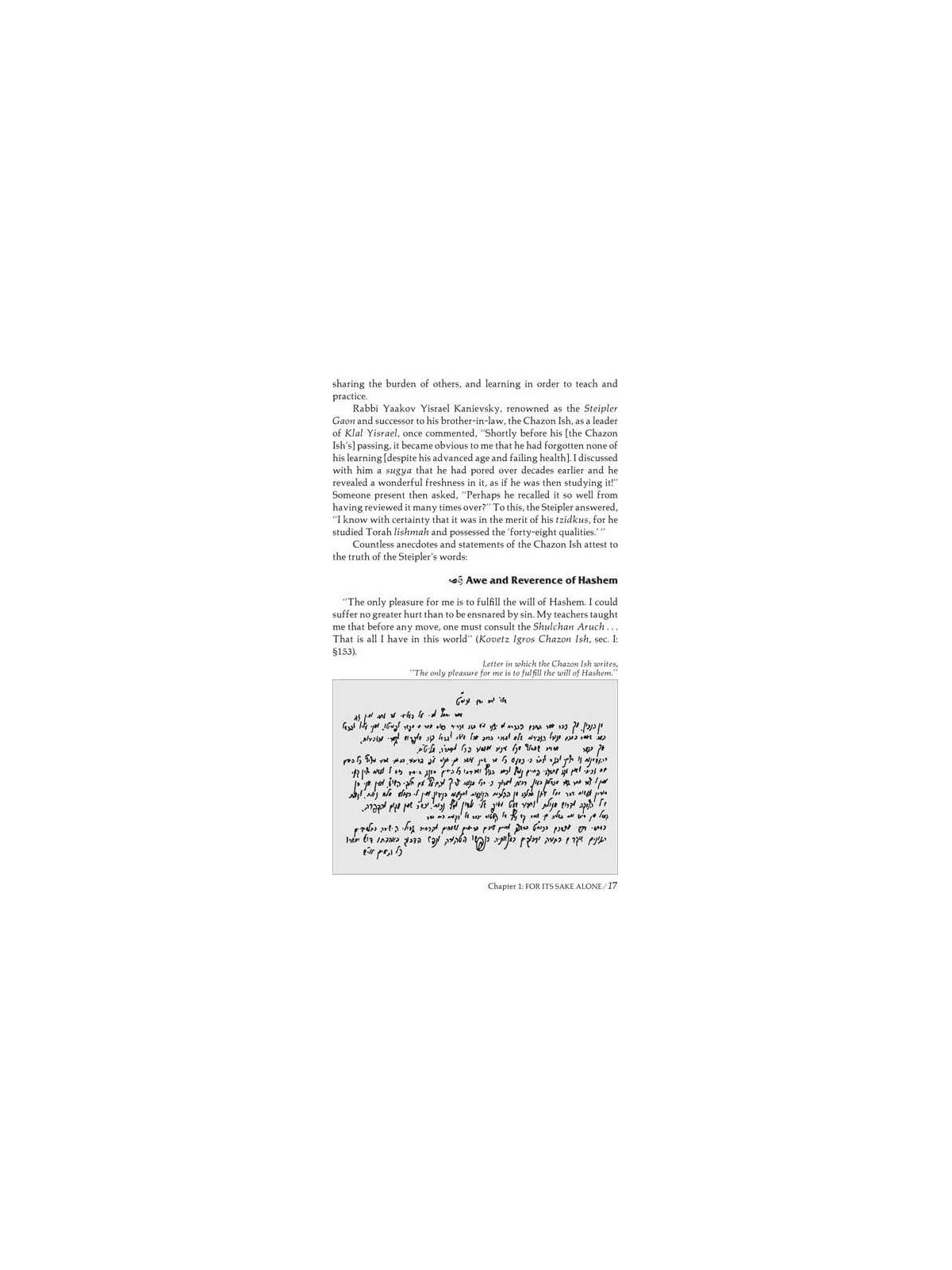 The Chazon Ish - Hardcover | Books | Judaica