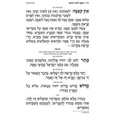 Chazzan Machzor Rosh HaShanah Hebrew Only Sefard | Books | Judaica