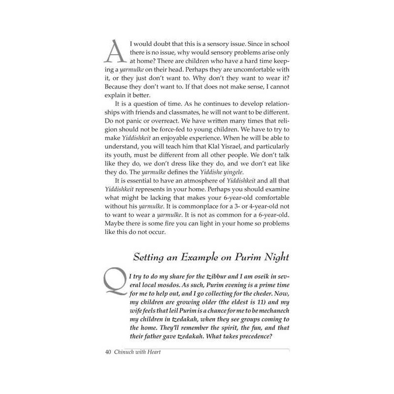 Chinuch With Heart | Books | Judaica