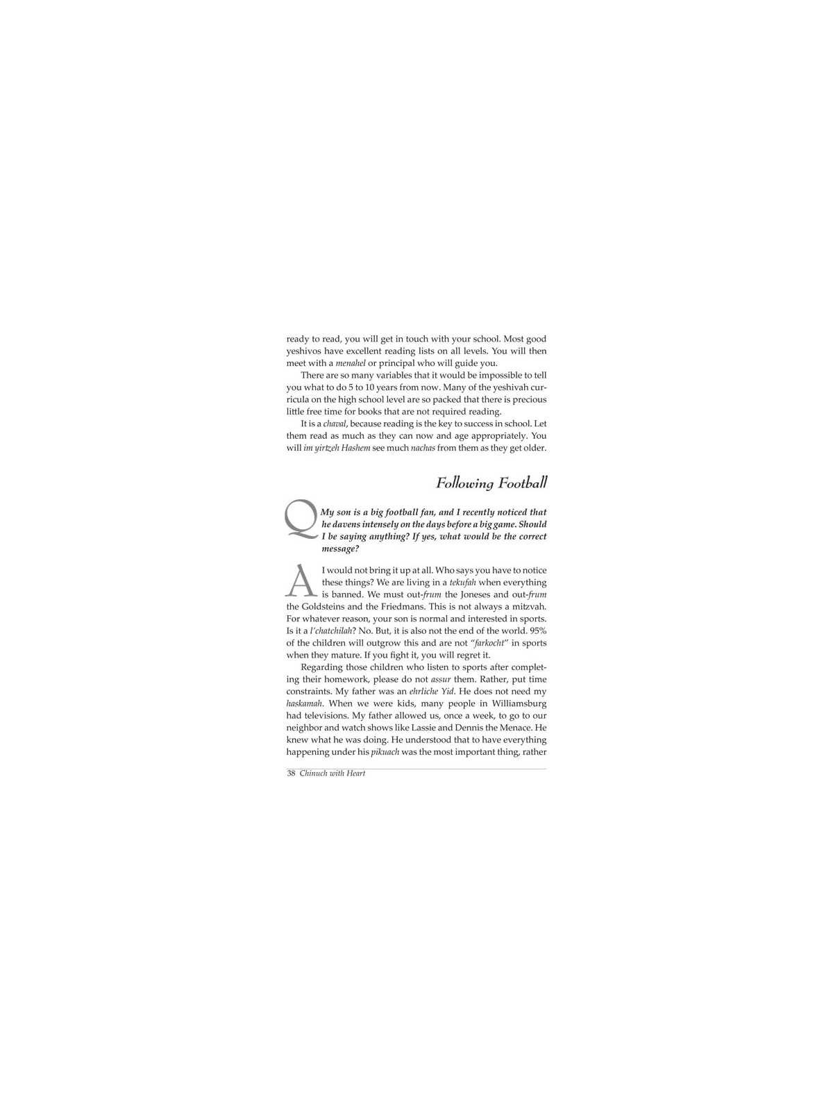 Chinuch With Heart | Books | Judaica