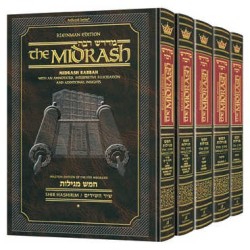 Complete 5 Volume Set of Midrash Rabbah on the 5 M | Purim | Judaica