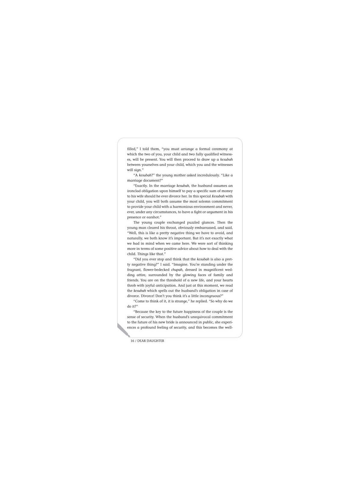 Dear Daughter - Hardcover | Books | Judaica