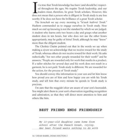 Dear Rabbi Dear Dr Volume 2 - Paperback | Books | Judaica