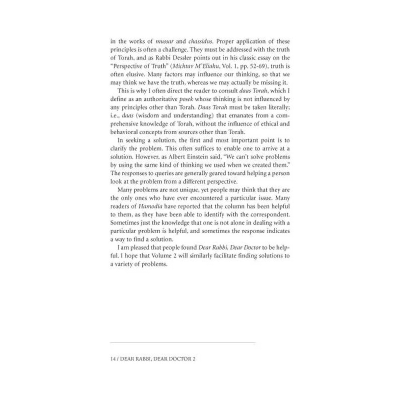 Dear Rabbi Dear Dr Volume 2 - Paperback | Books | Judaica