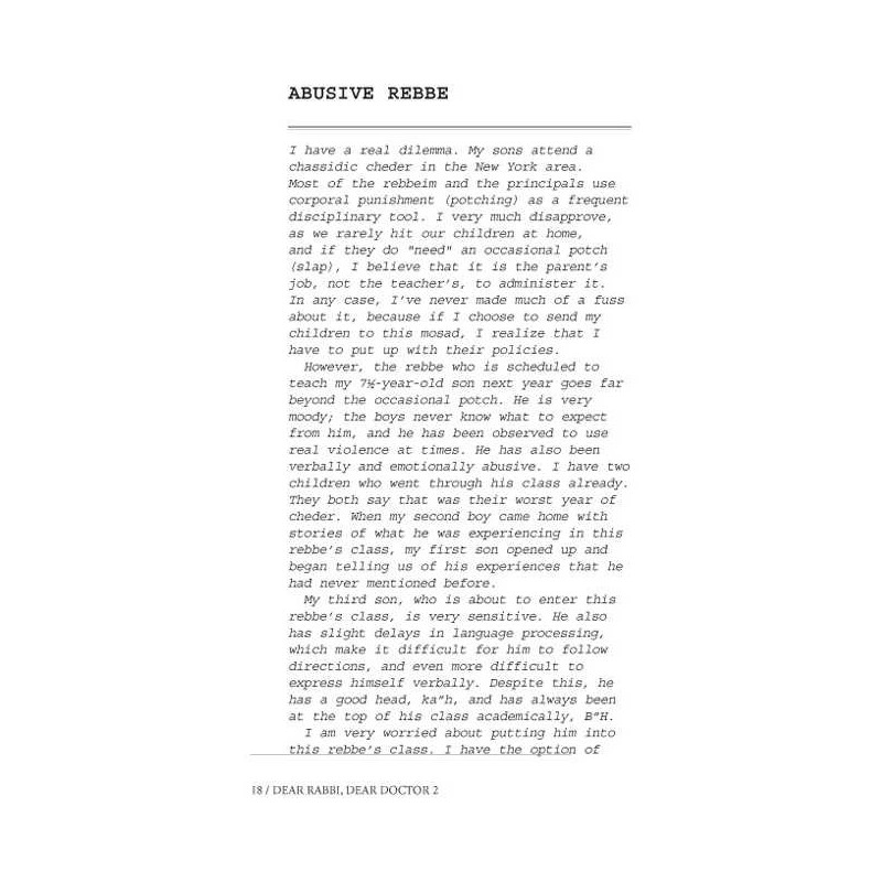 Dear Rabbi Dear Dr Volume 2 - Paperback | Books | Judaica